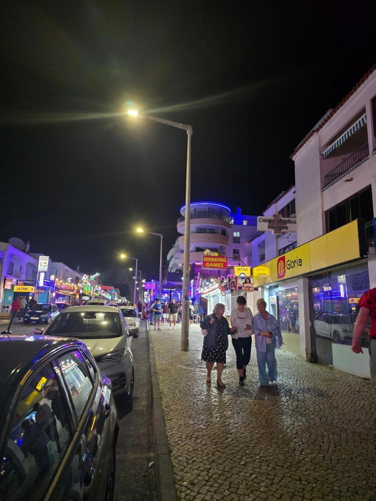 Studio Rua Dos Bares Em Albufeira Esterno foto